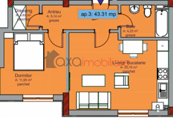 Apartament 2 camere de vanzare in Cluj-napoca, cartier Intre Lacuri