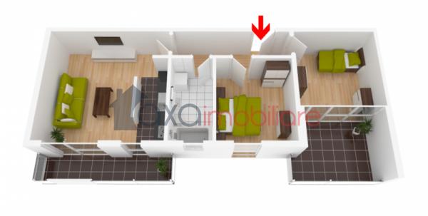 Apartament 3 camere de vanzare in Cluj-napoca, cartier Borhanci