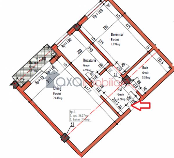 Apartament 2 camere de vanzare in Cluj-napoca, cartier Semicentral