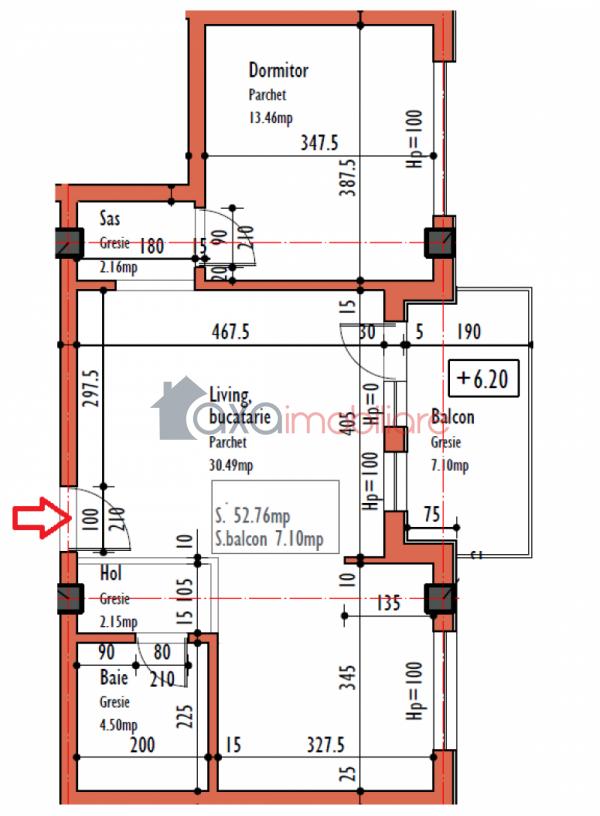 Apartament 2 camere de vanzare in Cluj-napoca, cartier Marasti