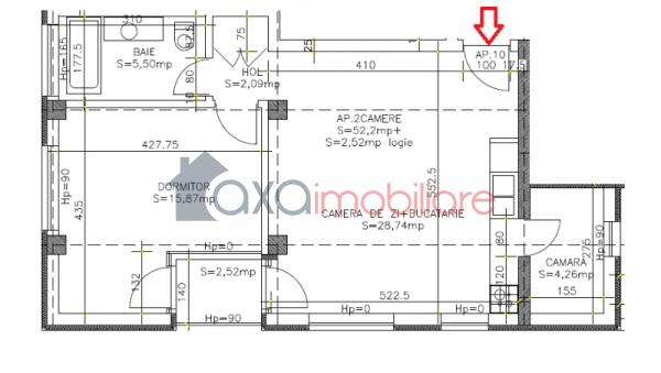 Apartament 2 camere de vanzare in Cluj-napoca, cartier Calea Turzii