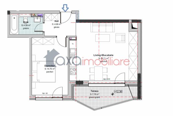 Apartament 2 camere de vanzare in Cluj-napoca, cartier Gheorgheni